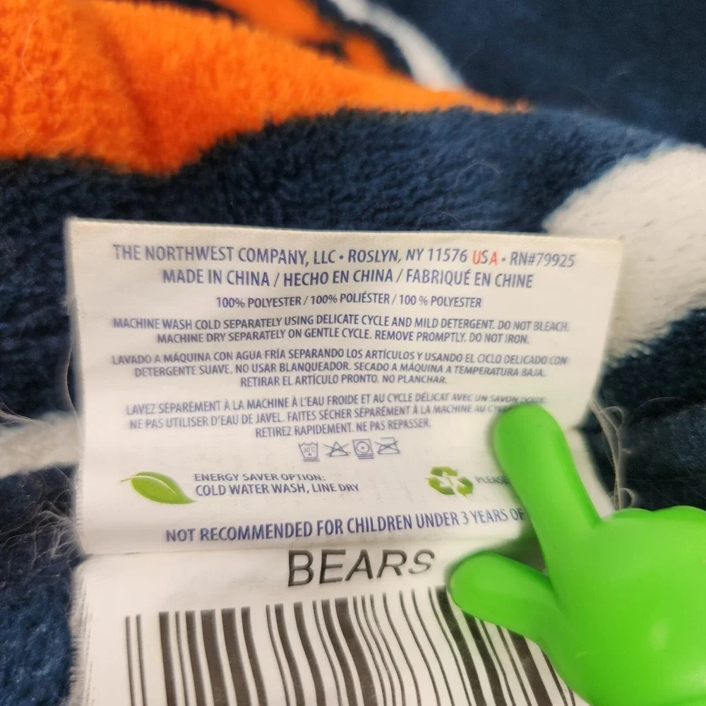 NFL Chicago‎ Bears Throw Blanket Northwest Company 59